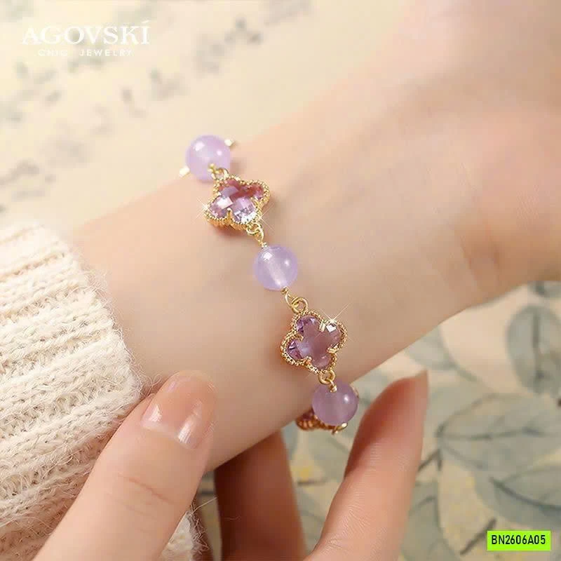 VÒNG TAY CỎ 4 LÁ AGOVSKI