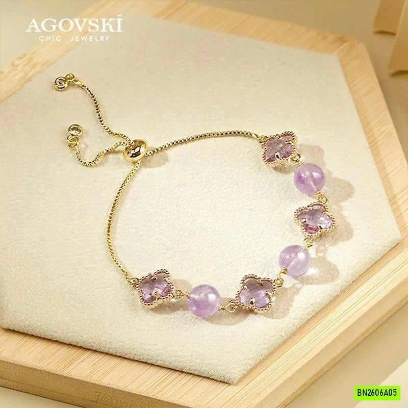 VÒNG TAY CỎ 4 LÁ AGOVSKI