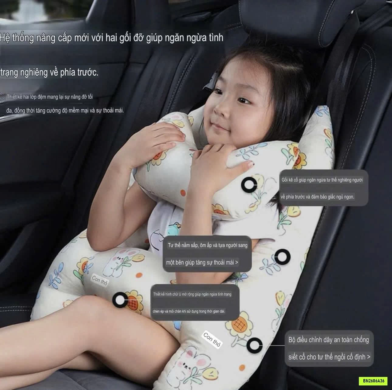 GỐI ÔM NGỦ XE Ô TÔ
