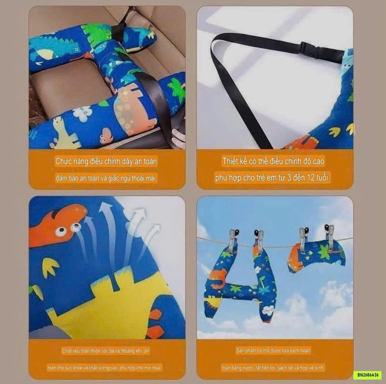 GỐI ÔM NGỦ XE Ô TÔ