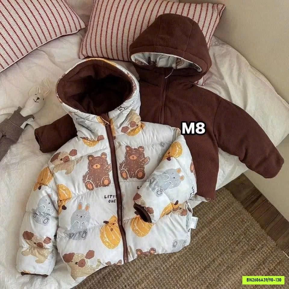 KHOÁC PHAO 2 MẶT LÓT NỈ SALEEEE