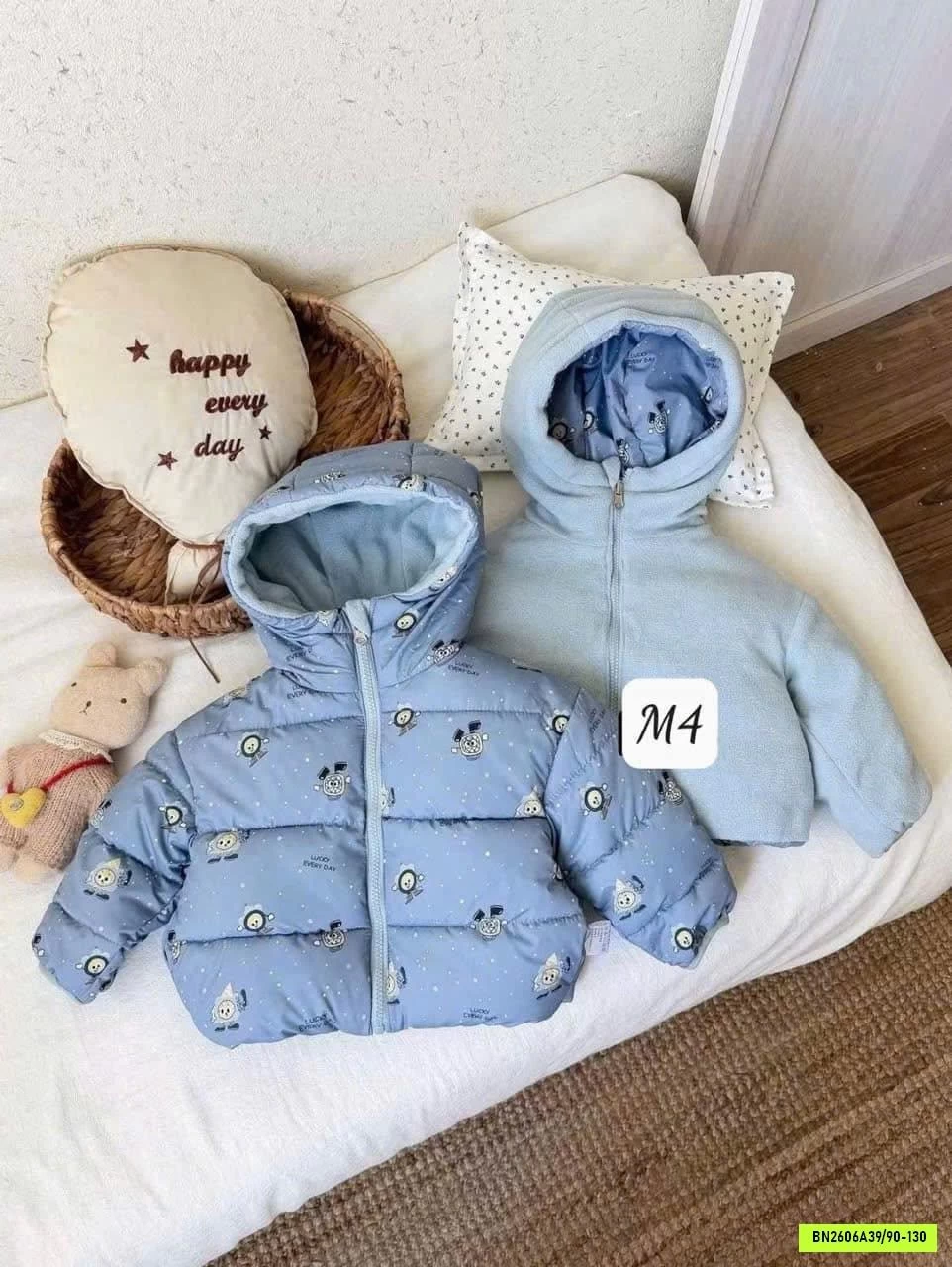 KHOÁC PHAO 2 MẶT LÓT NỈ SALEEEE
