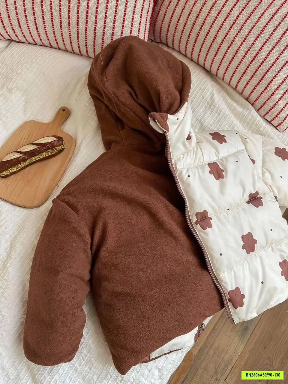 KHOÁC PHAO 2 MẶT LÓT NỈ SALEEEE