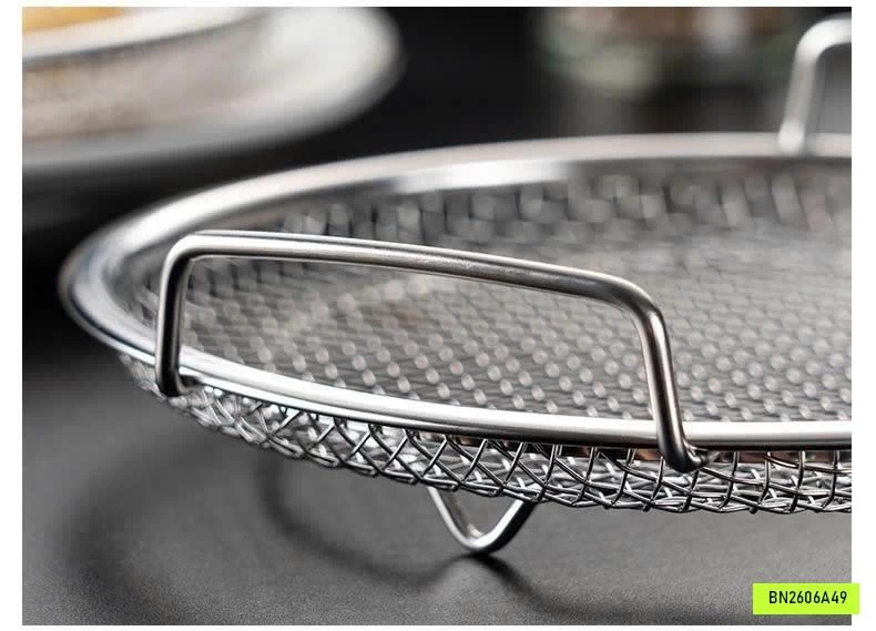 KHAY INOX KÈM VỈ LƯỚI