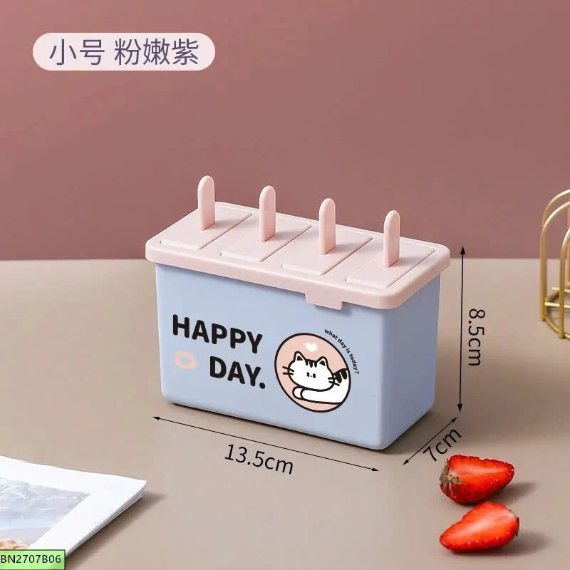 HỘP NHỰA LÀM KEM HAPPY
