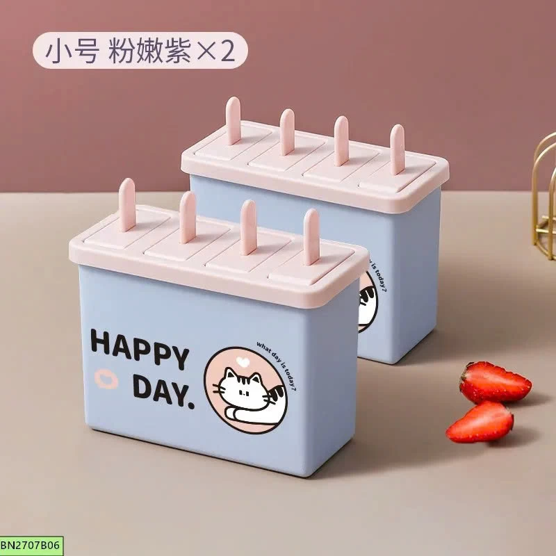 HỘP NHỰA LÀM KEM HAPPY