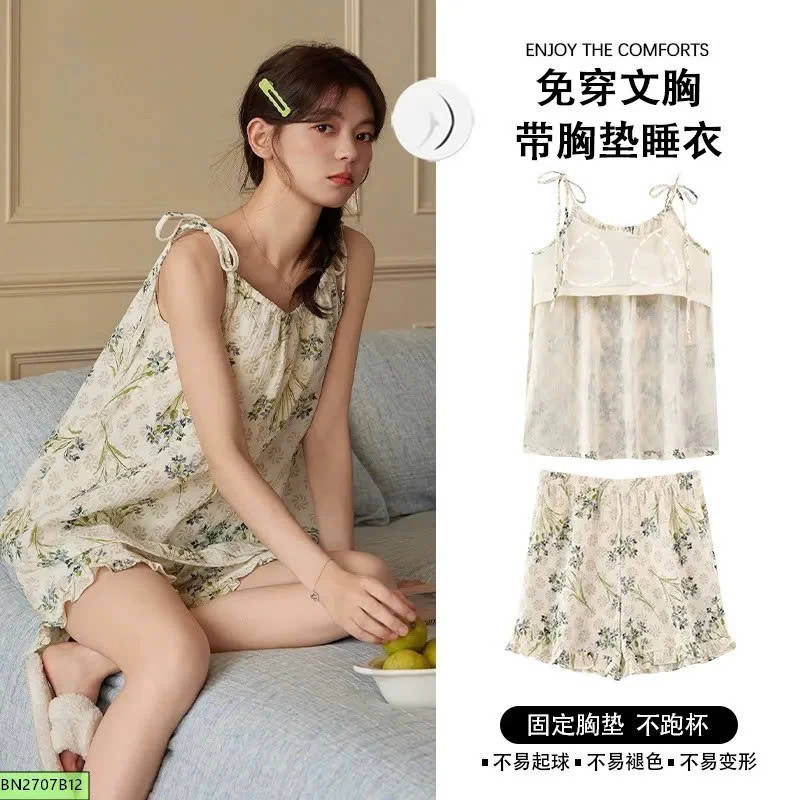 BỘ MẶC NHÀ 2 DÂY HỌA TIẾT