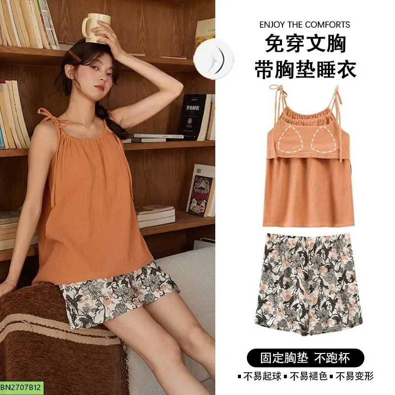 BỘ MẶC NHÀ 2 DÂY HỌA TIẾT