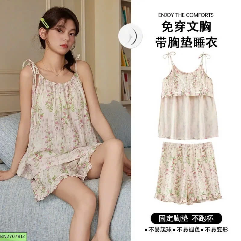 BỘ MẶC NHÀ 2 DÂY HỌA TIẾT