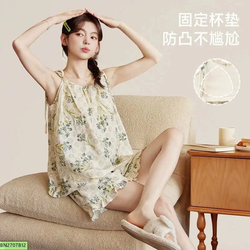 BỘ MẶC NHÀ 2 DÂY HỌA TIẾT