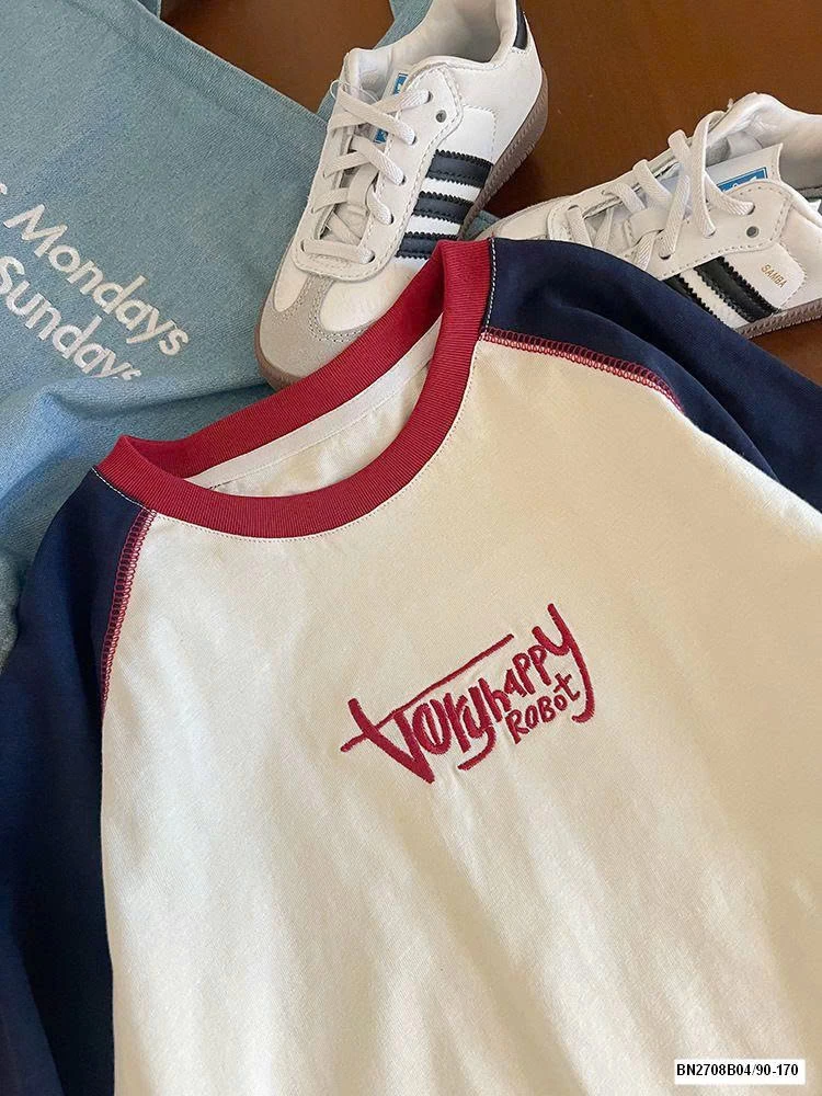 ÁO THUN PHỐI MÀU TAY AMBB 24X120