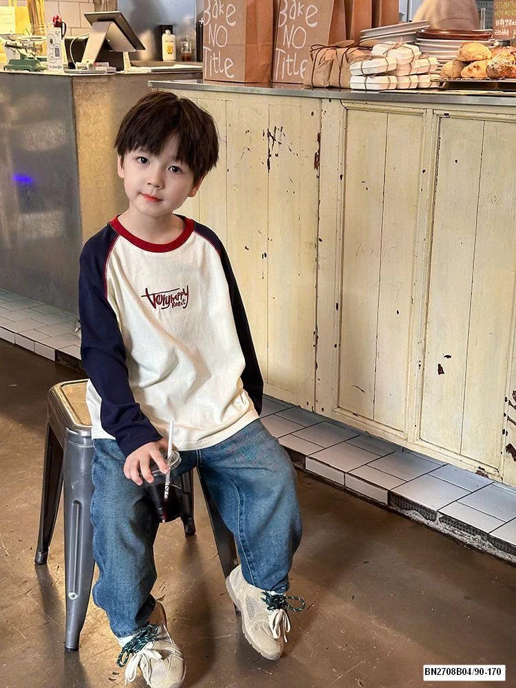 ÁO THUN PHỐI MÀU TAY AMBB 24X120