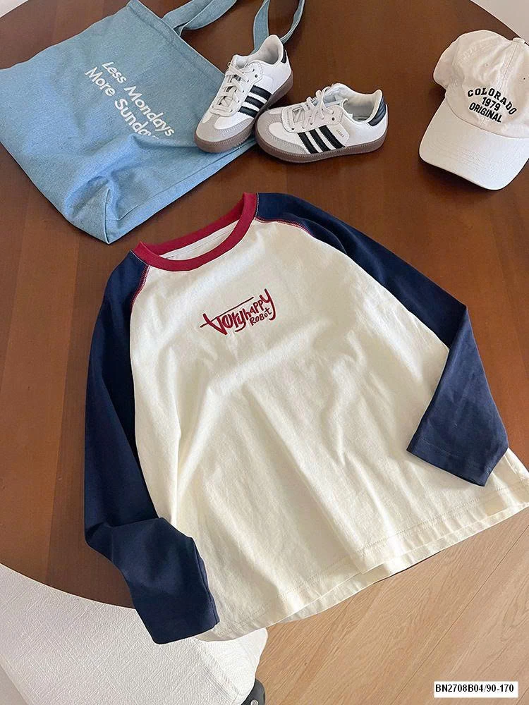 ÁO THUN PHỐI MÀU TAY AMBB 24X120