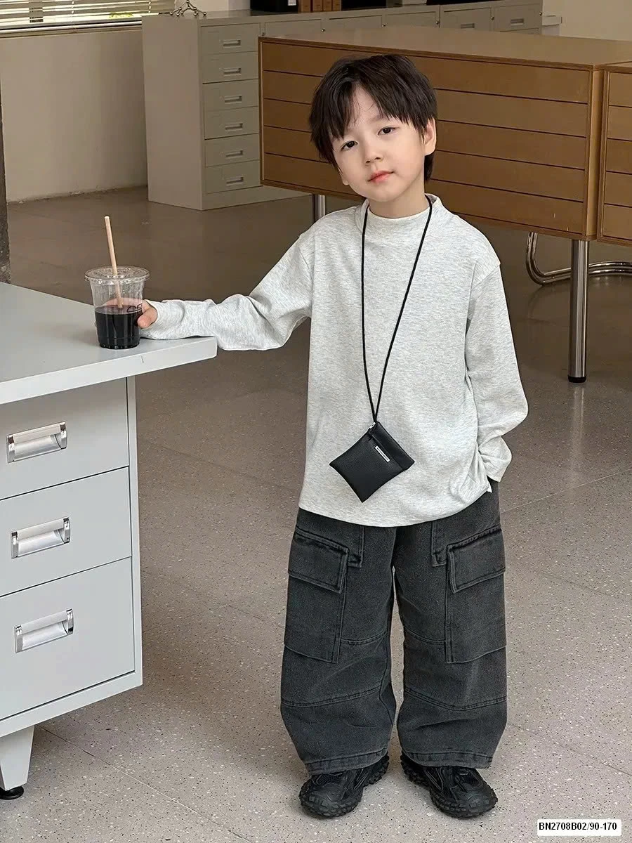 ÁO THUN AMBB DÀI TAY IN CHỮ LƯNG 25F116