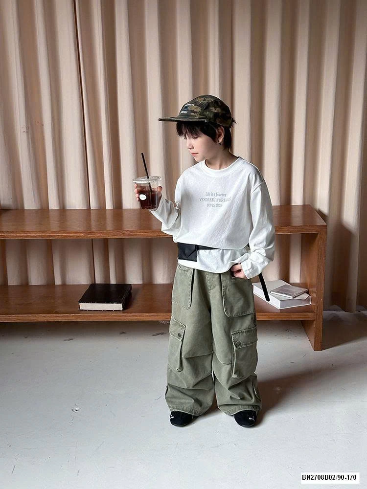 ÁO THUN AMBB DÀI TAY IN CHỮ LƯNG 25F116