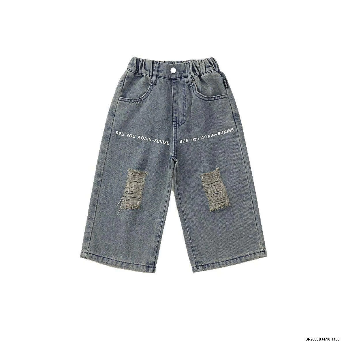 QUẦN JEAN RÁCH ỐNG ĐỨC PREMIUM