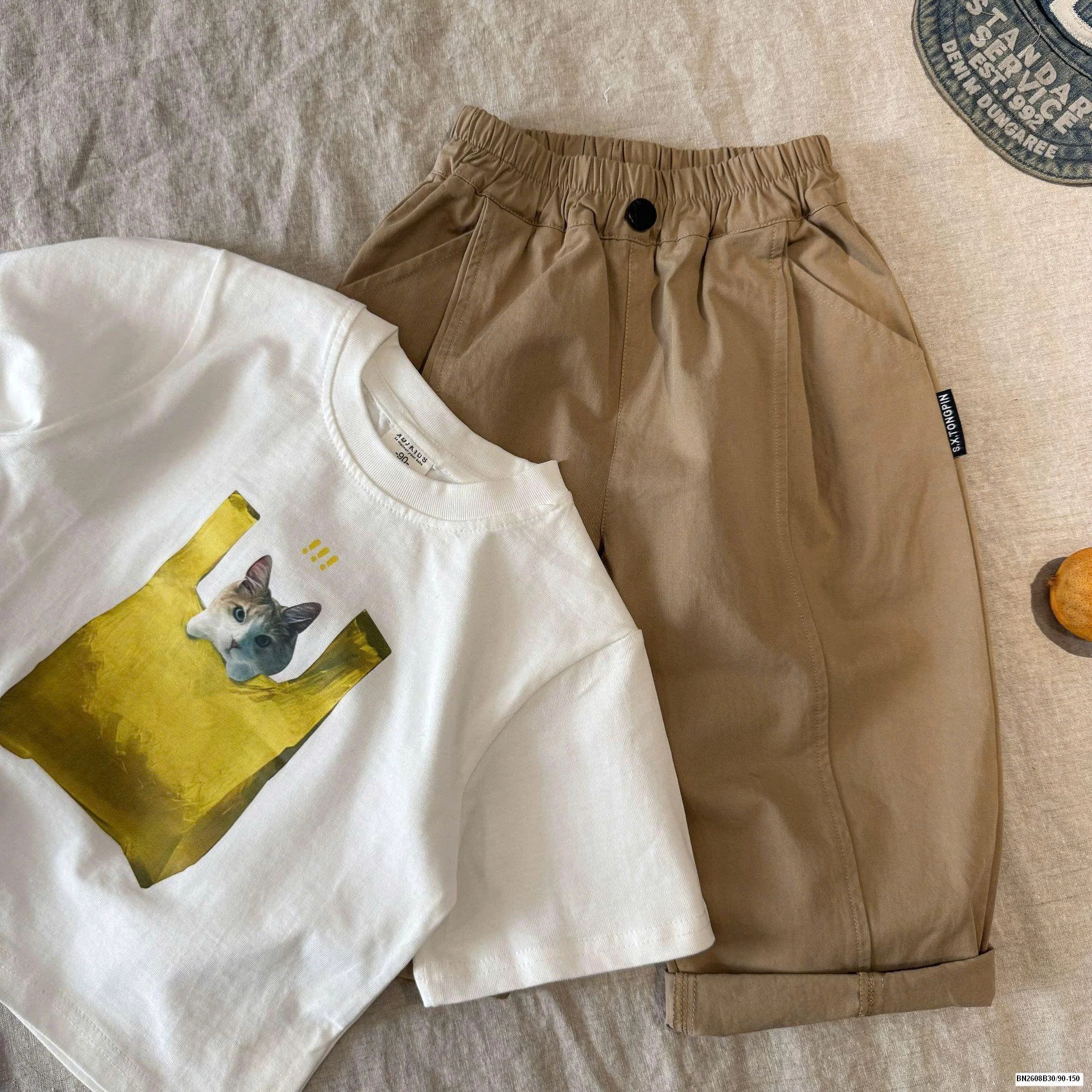 QUẦN BAGGY CẠP CHUN GÂN TRƯỚC