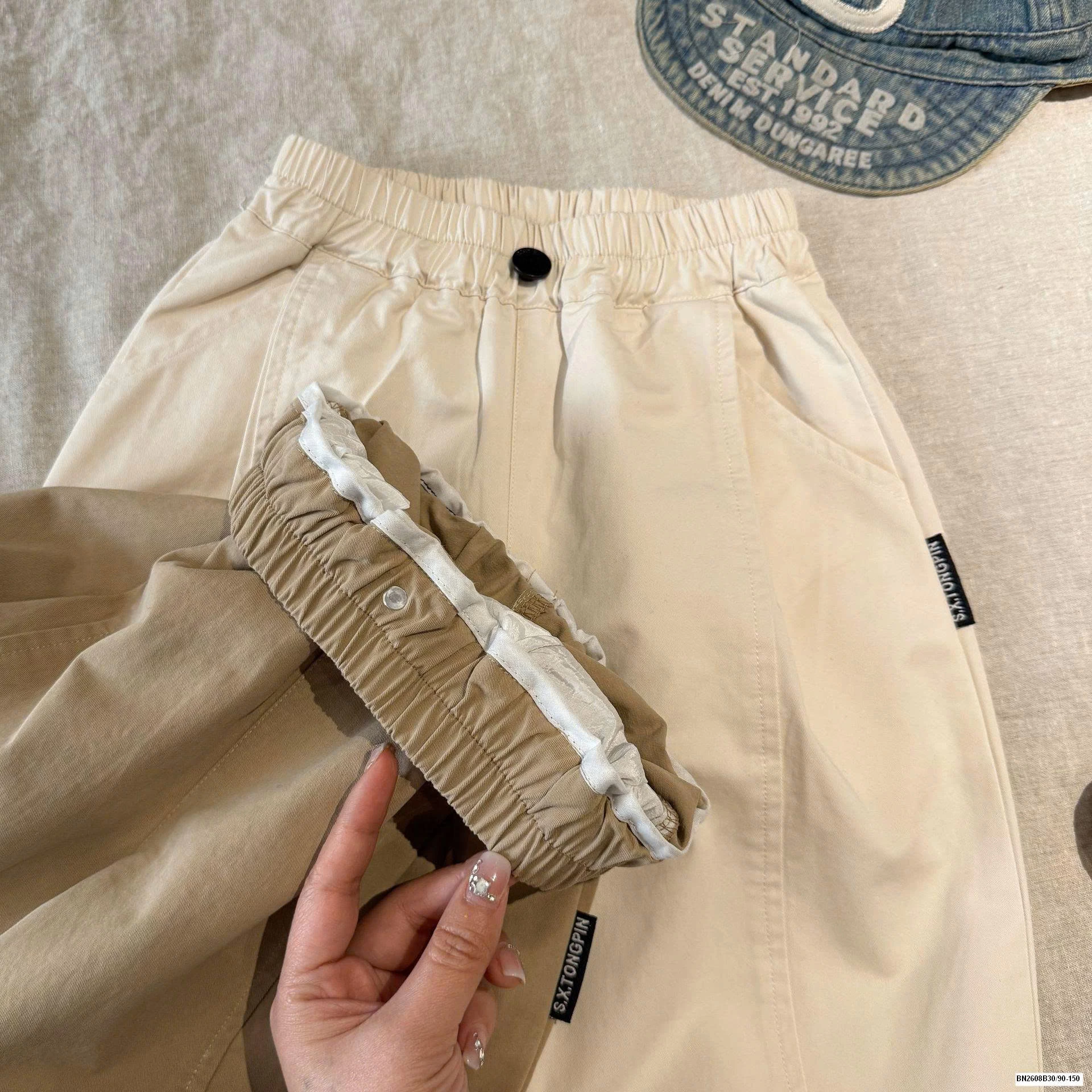 QUẦN BAGGY CẠP CHUN GÂN TRƯỚC