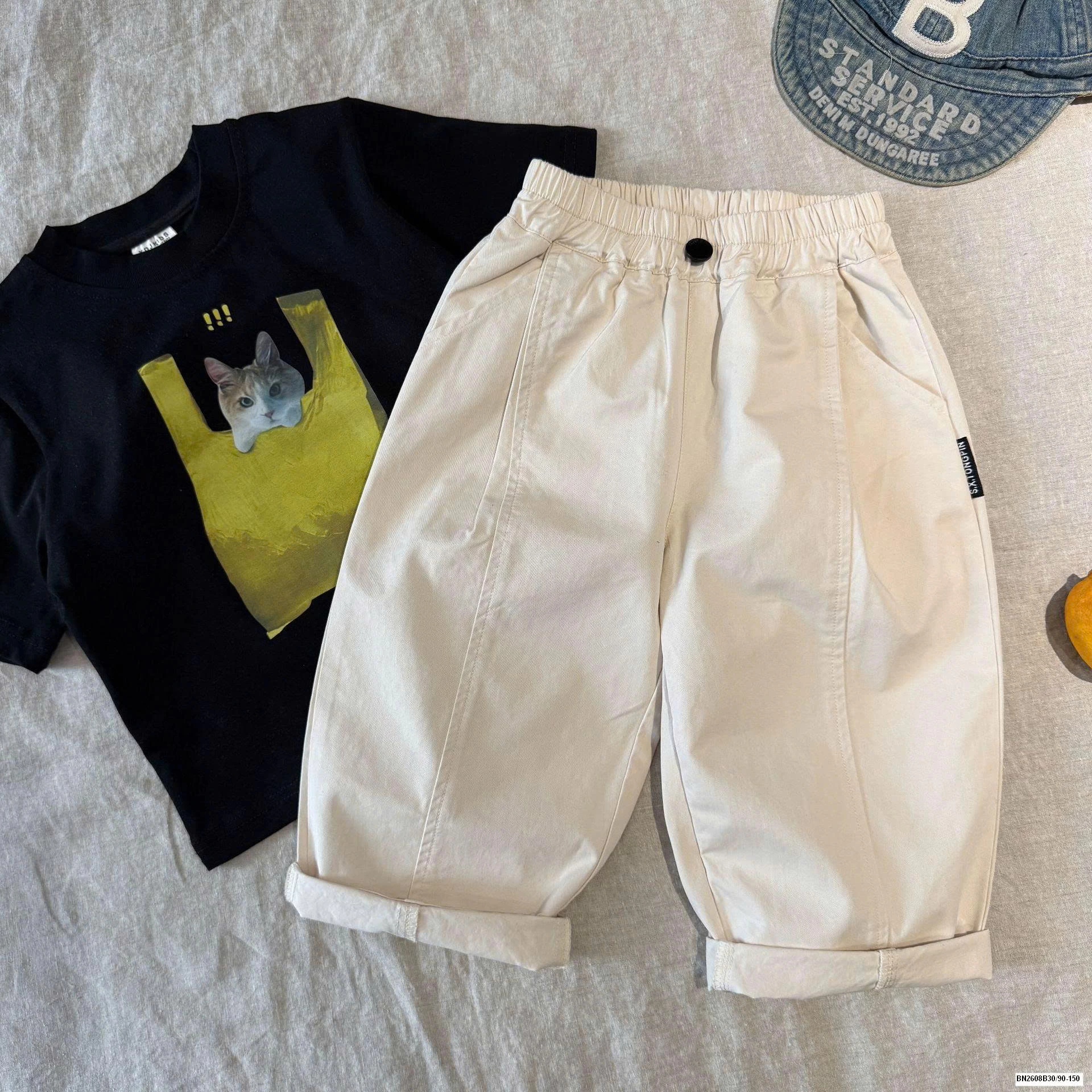 QUẦN BAGGY CẠP CHUN GÂN TRƯỚC