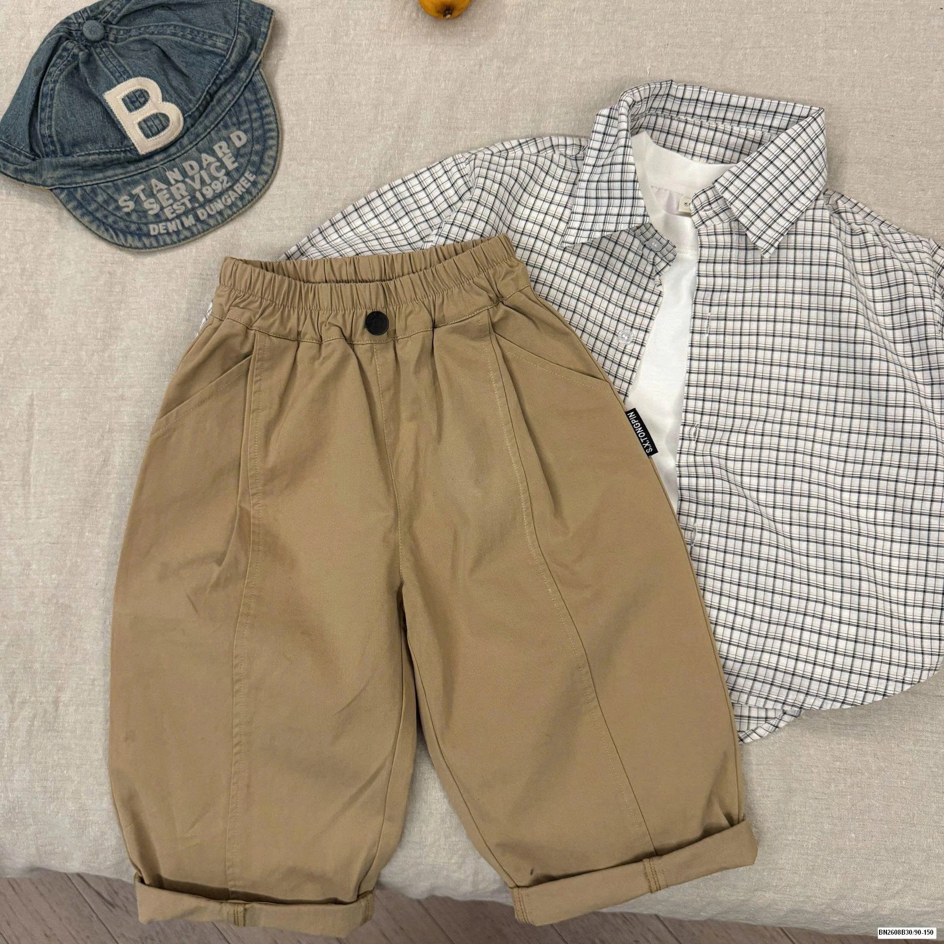 QUẦN BAGGY CẠP CHUN GÂN TRƯỚC