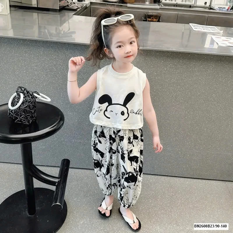 BỘ CÚN SÁT NÁCH DÁNG CROPTOP BÉ GÁI