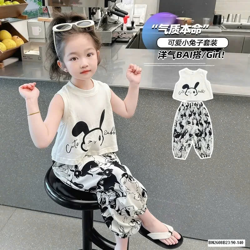 BỘ CÚN SÁT NÁCH DÁNG CROPTOP BÉ GÁI