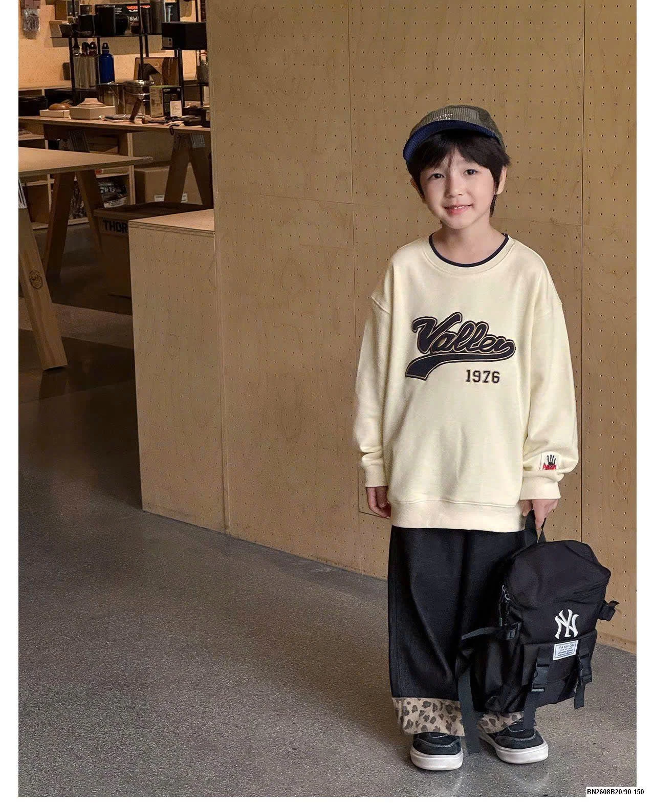 ÁO NỈ CHỮ AOAOKIDS BT