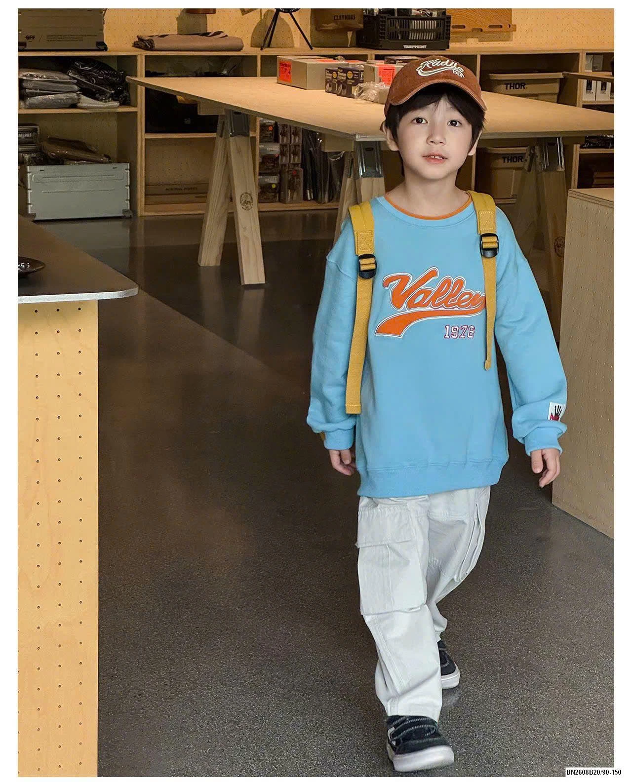 ÁO NỈ CHỮ AOAOKIDS BT