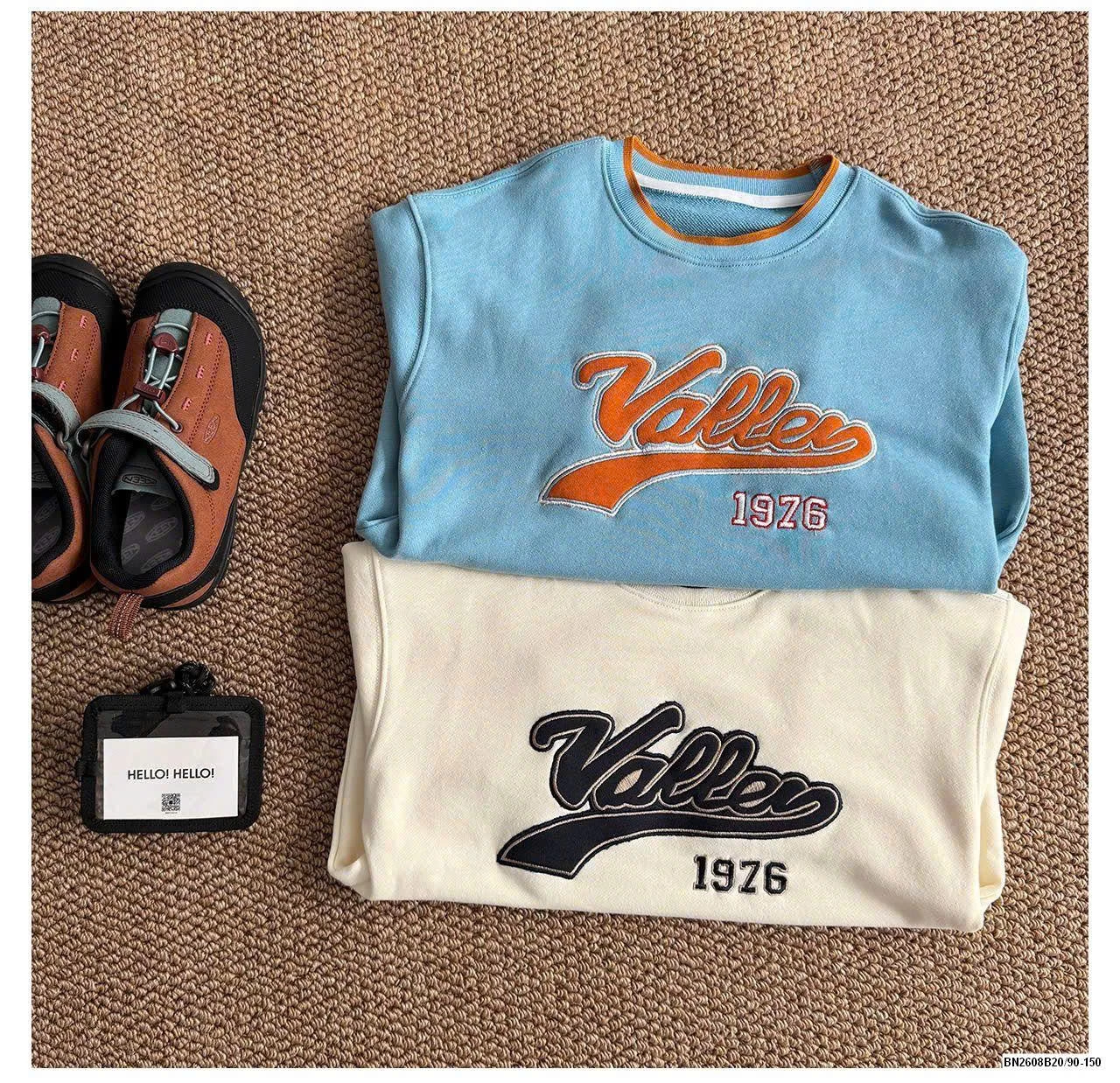 ÁO NỈ CHỮ AOAOKIDS BT