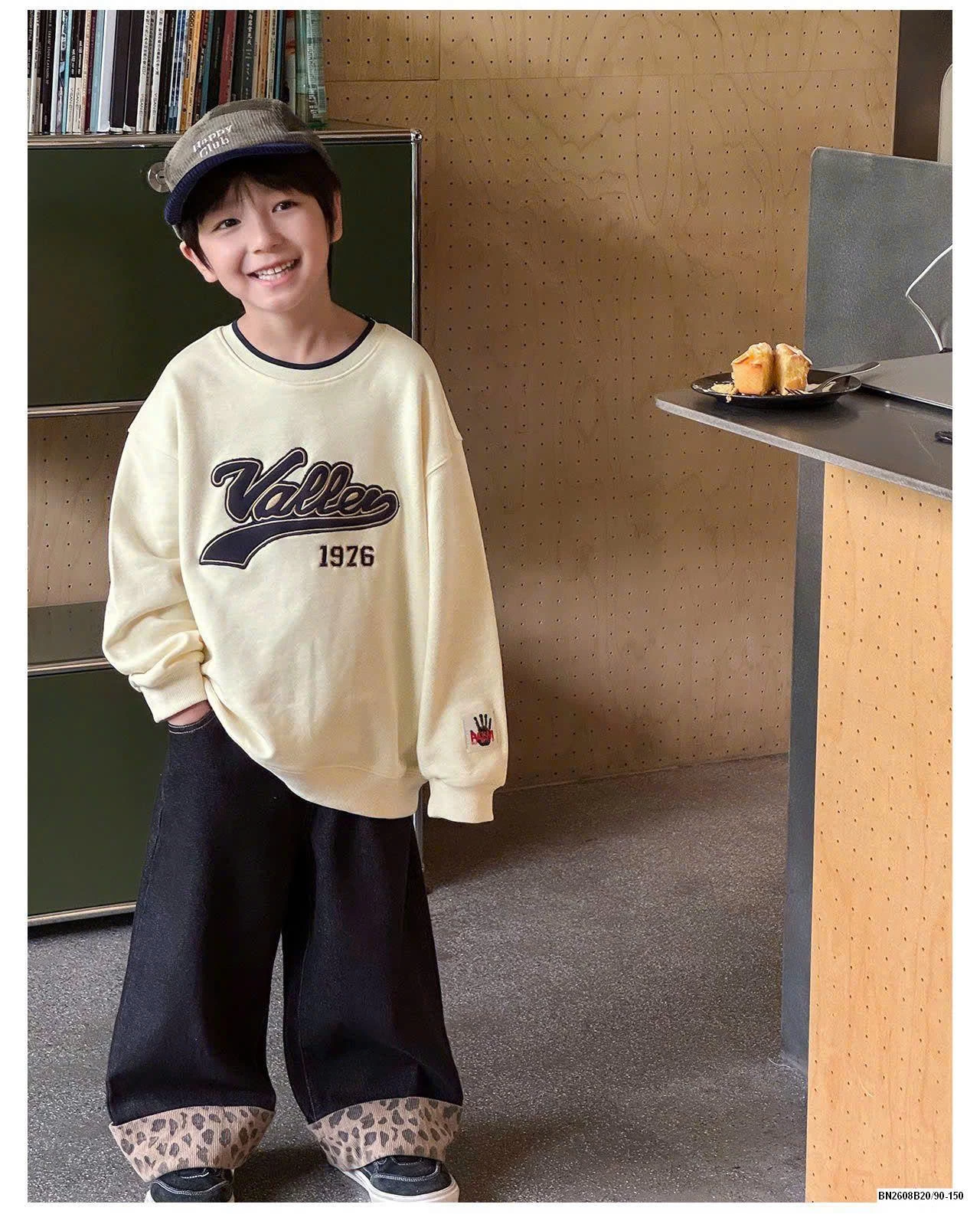 ÁO NỈ CHỮ AOAOKIDS BT