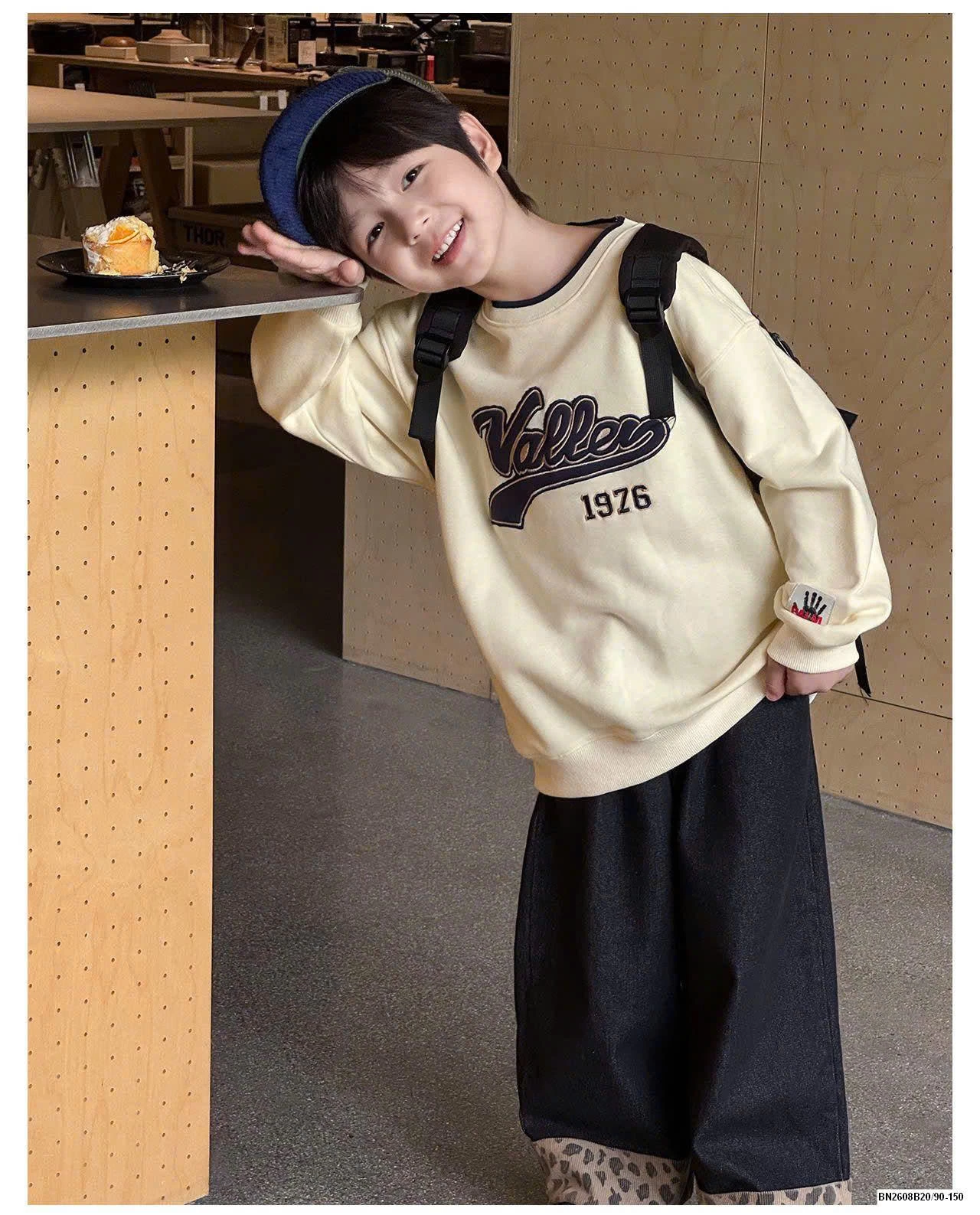 ÁO NỈ CHỮ AOAOKIDS BT