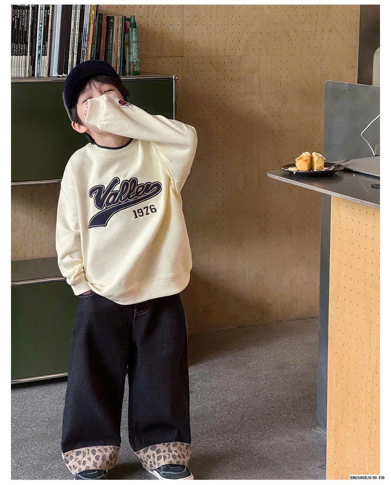 ÁO NỈ CHỮ AOAOKIDS BT