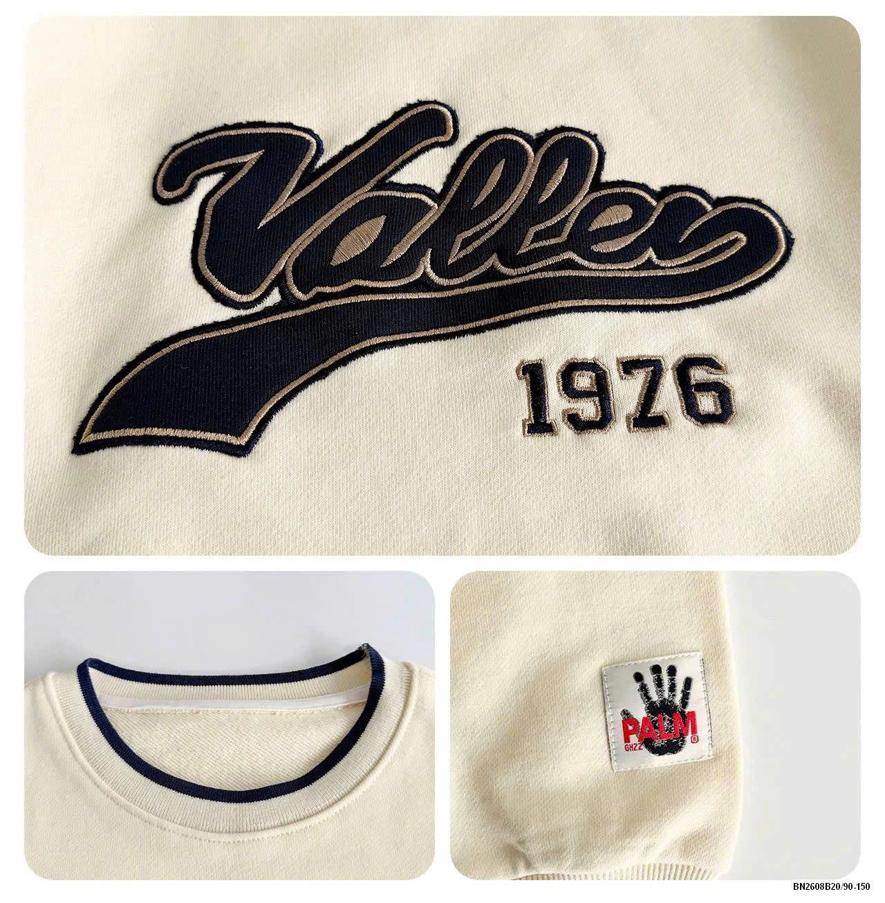 ÁO NỈ CHỮ AOAOKIDS BT