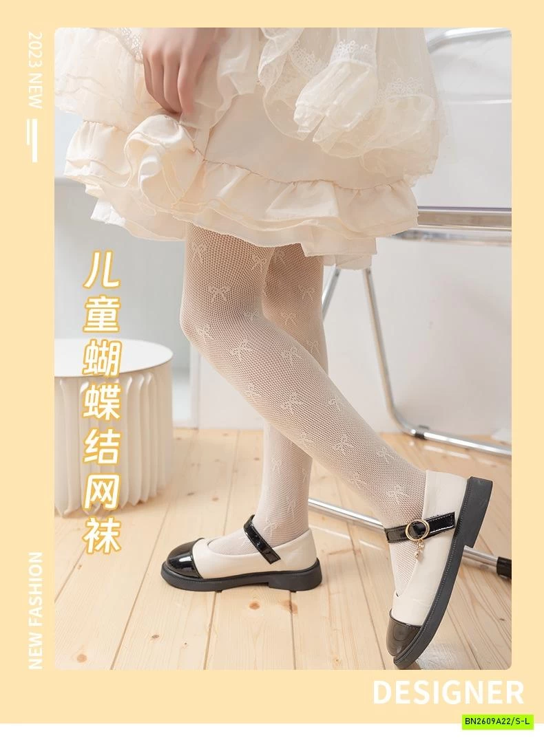 QUẦN TẤT REN THÊU NƠ