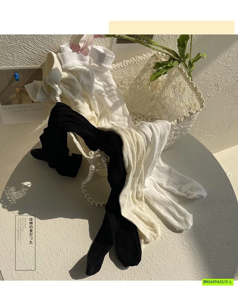 QUẦN TẤT REN THÊU NƠ