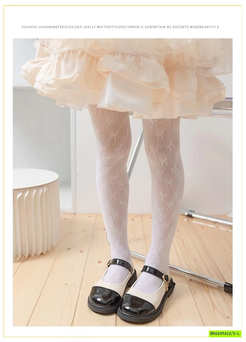 QUẦN TẤT REN THÊU NƠ