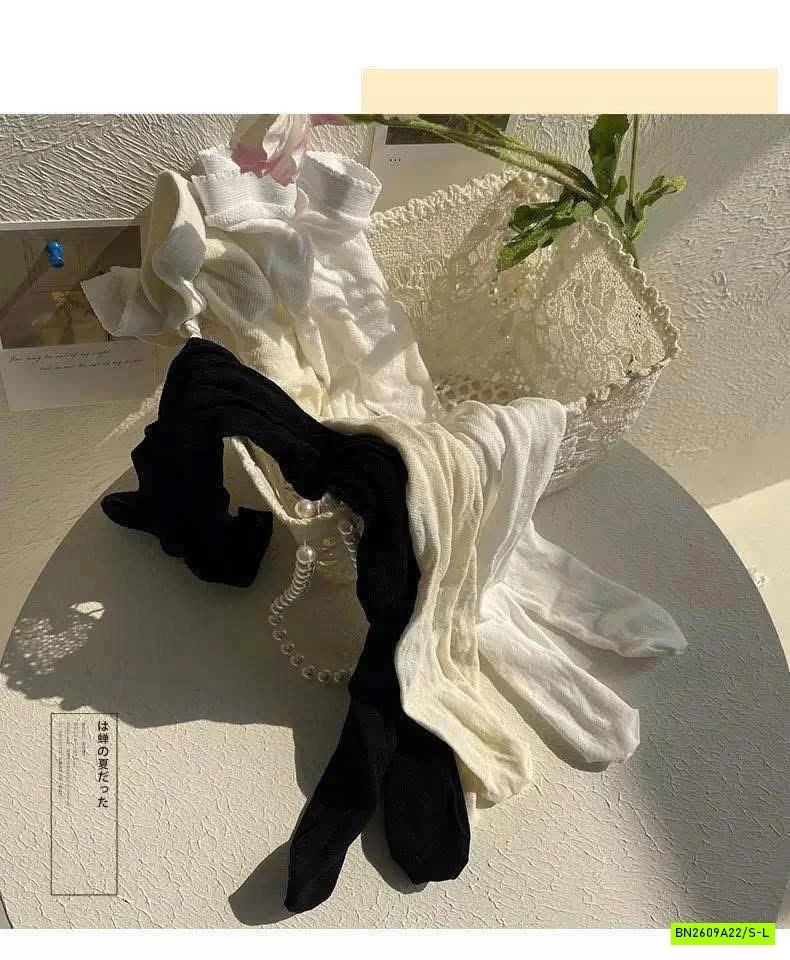 QUẦN TẤT REN THÊU NƠ