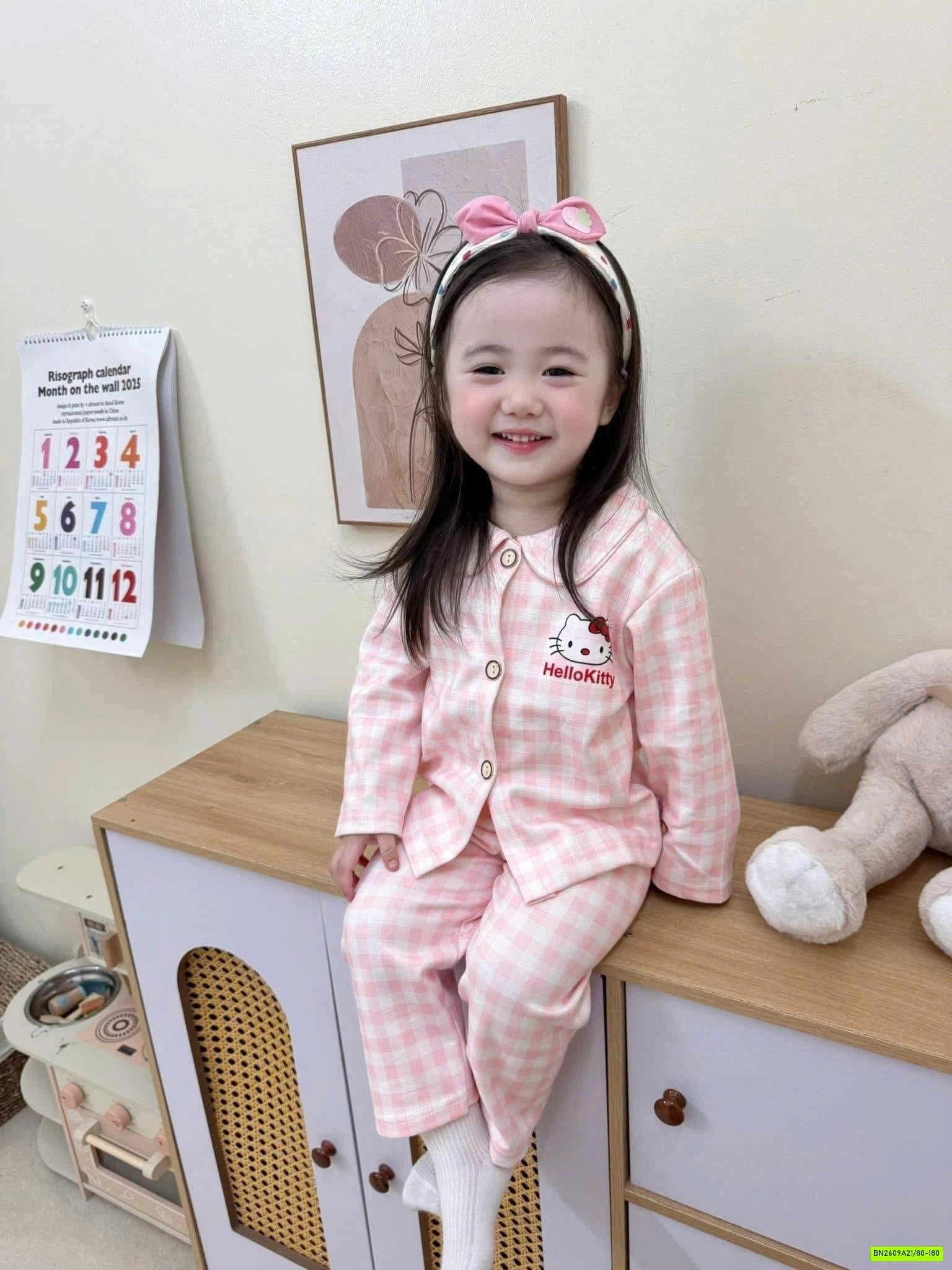 PIZAMA COTTON CỔ SEN HỌA TIẾT