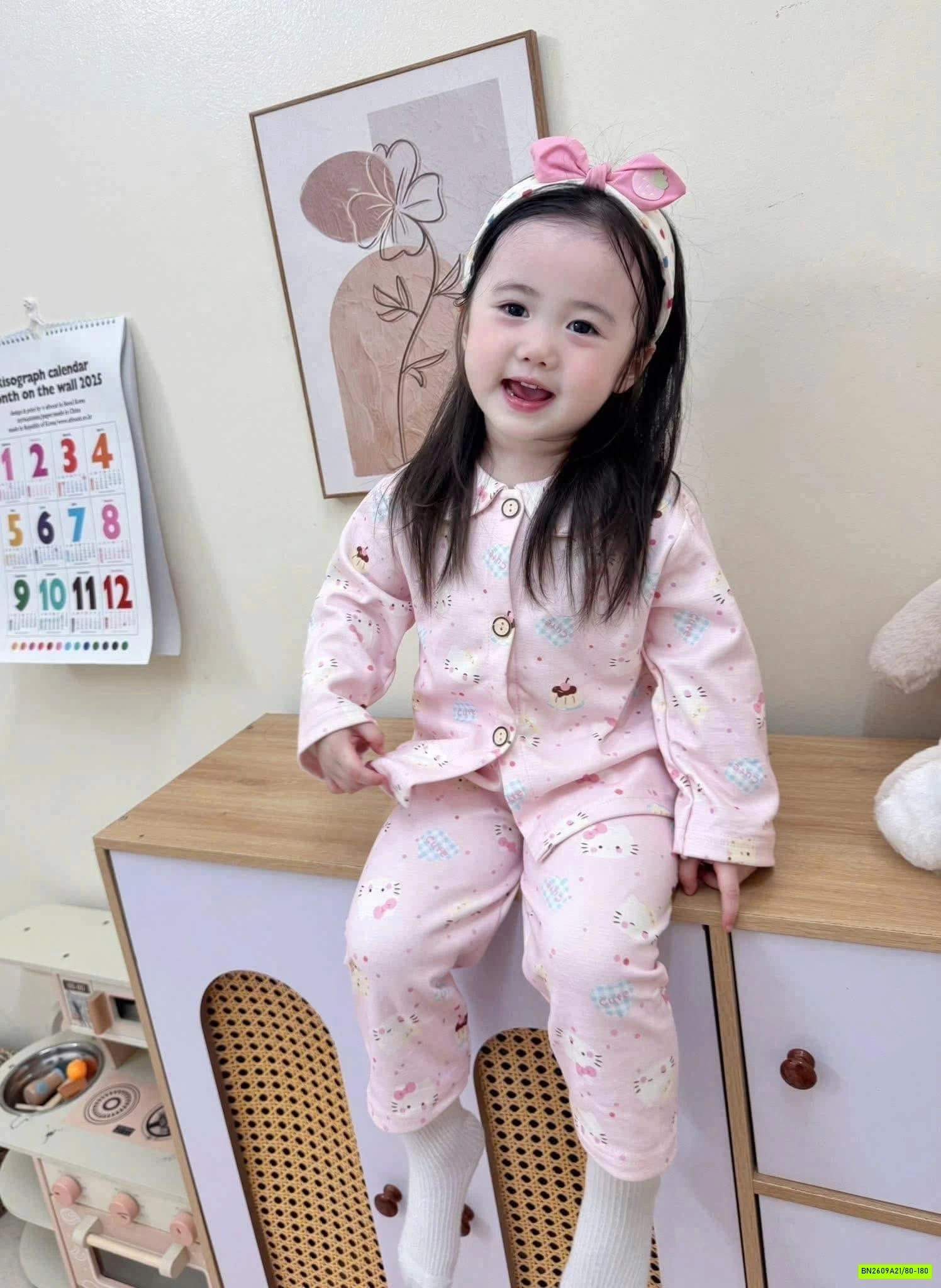 PIZAMA COTTON CỔ SEN HỌA TIẾT