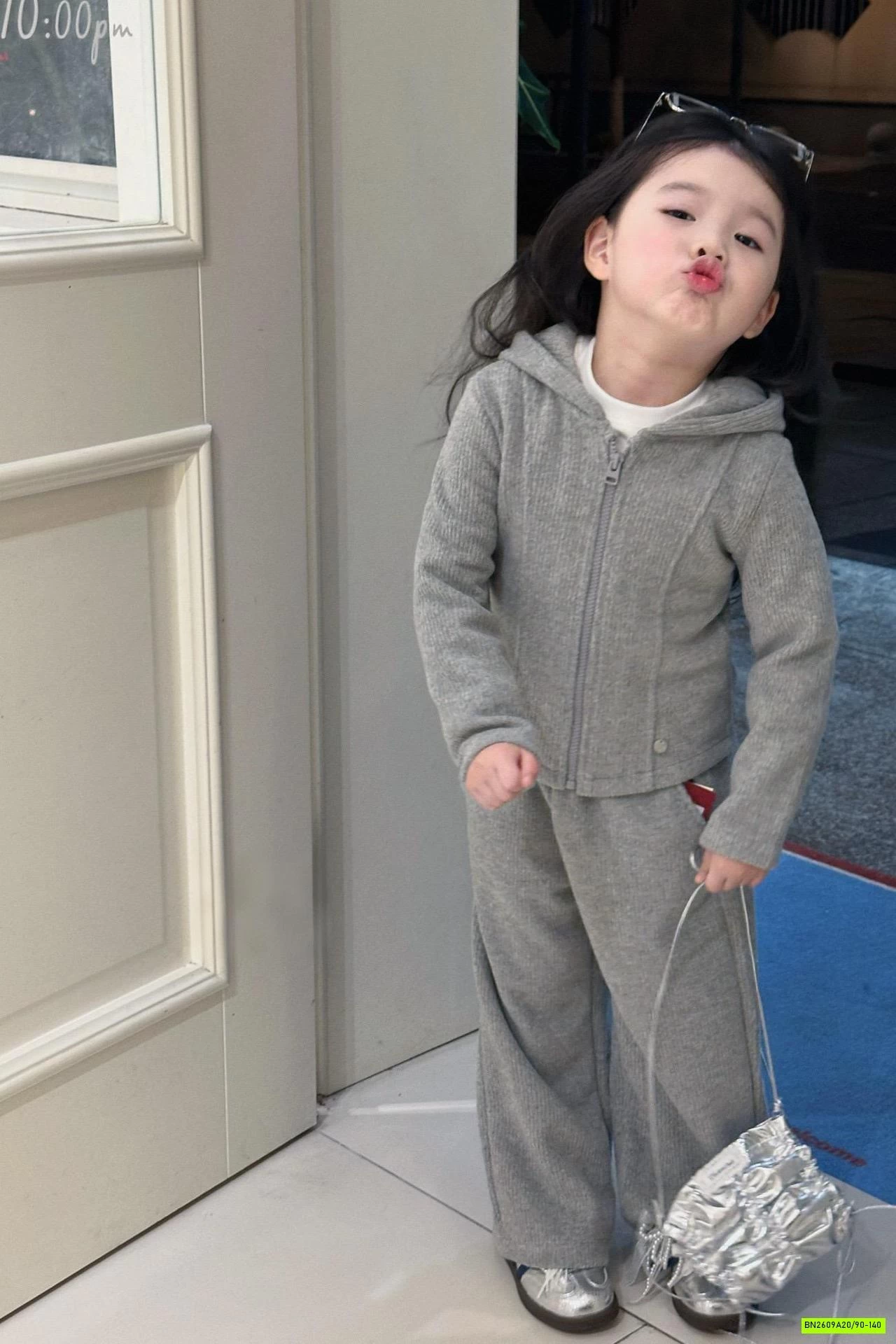 BỘ NỈ ÁO KHOÁC LIỀN MŨ