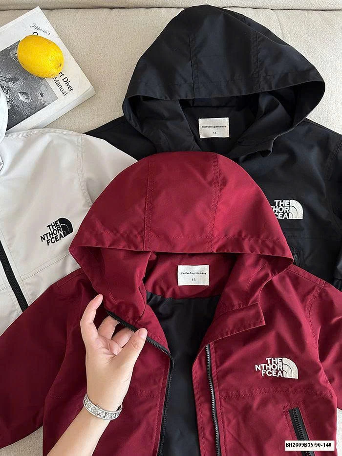 ÁO KHOÁC GIÓ LIỀN MŨ