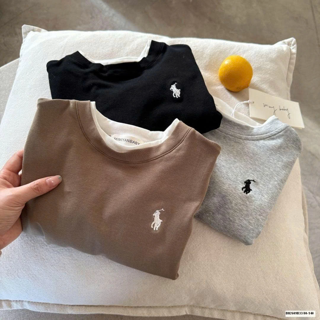 ÁO THUN TRƠN GIẢ 2 LỚP LOGO