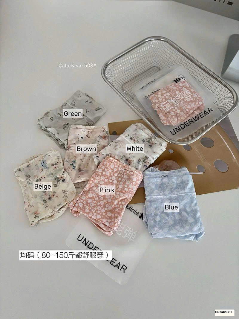 SET 6 QUẦN LÓT HOA CHO