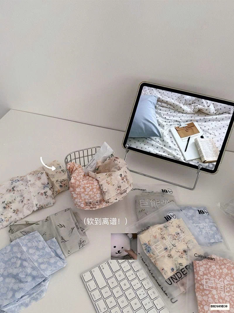 SET 6 QUẦN LÓT HOA CHO