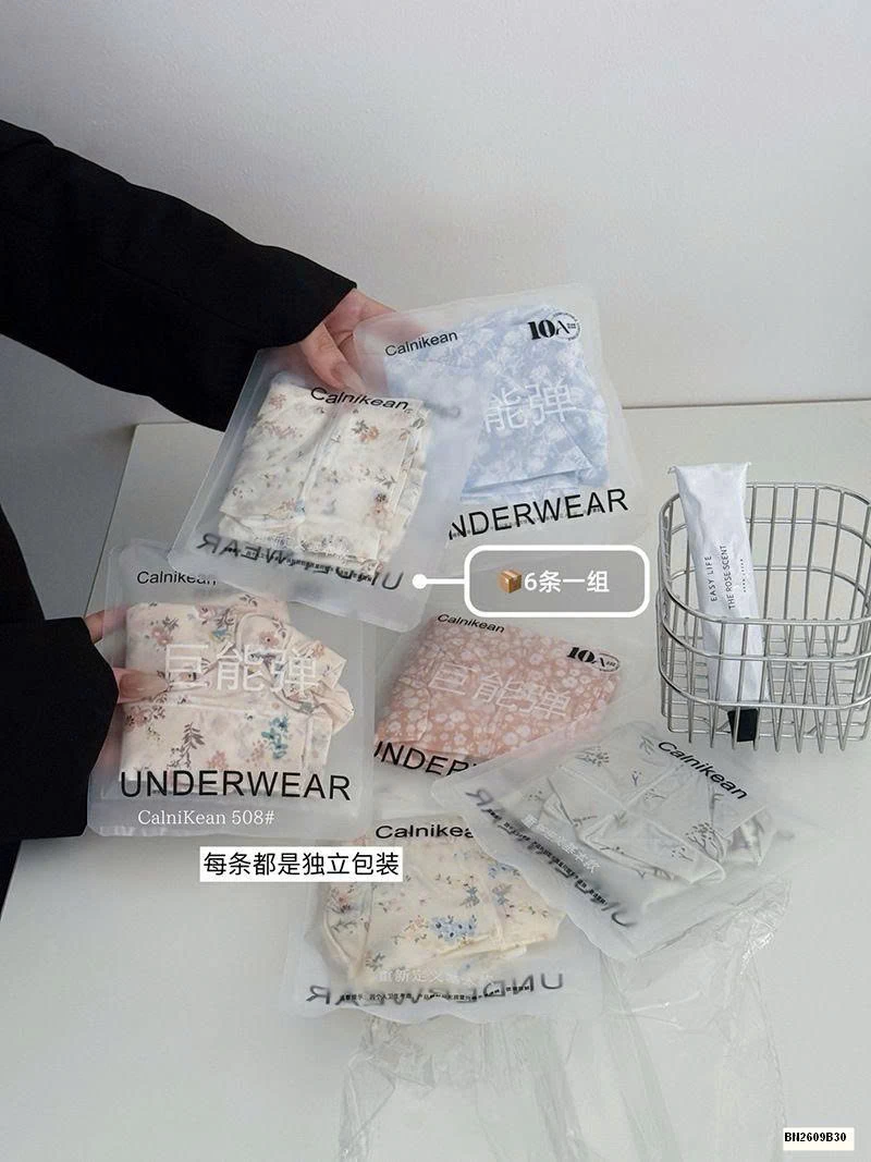 SET 6 QUẦN LÓT HOA CHO