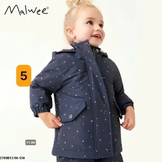 Áo khoác bé hãng Malwee