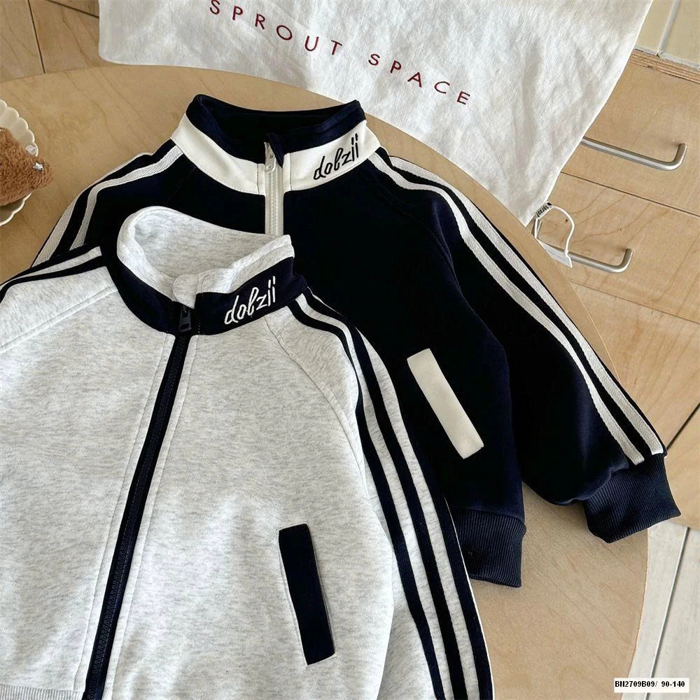 ÁO KHOÁC NỈ PHỐI SỌC