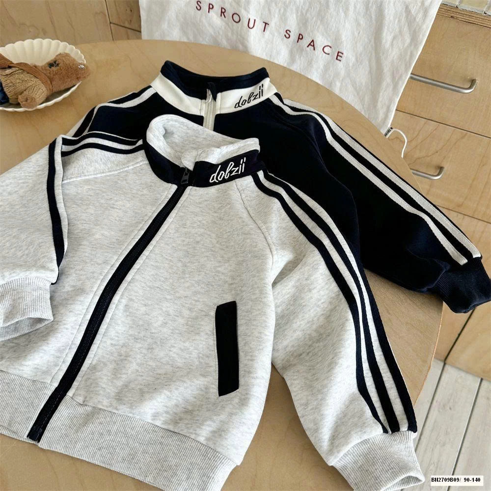 ÁO KHOÁC NỈ PHỐI SỌC