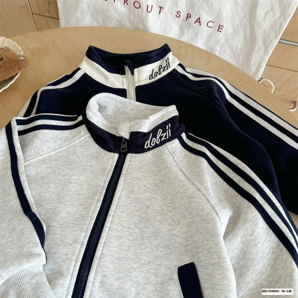 ÁO KHOÁC NỈ PHỐI SỌC