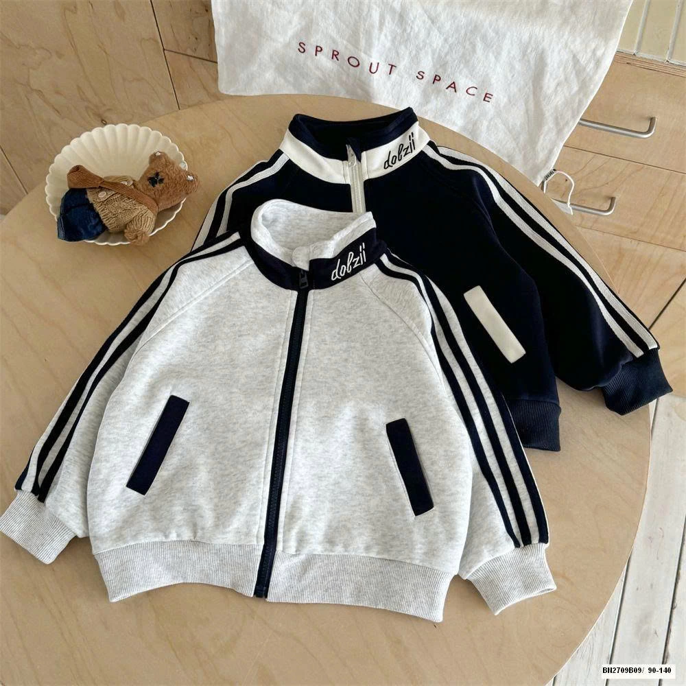 ÁO KHOÁC NỈ PHỐI SỌC